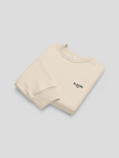folded echo dust beige luxury streetwear sweatshirt